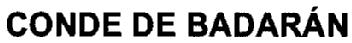 Imagen de CONDE DE BADARAN