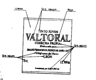 Imagen de TINTO JOVEN VALTORAL. COSECHA PROPIA