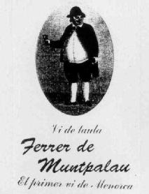 Imagen de VI DE TAULA FERRER DE MUNTPALAU EL PRIMER VI DE MENORCA
