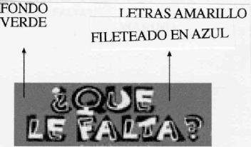Imagen de ¿QUE LE FALTA?