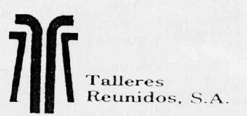 Imagen de TALLERES REUNIDOS, S.A