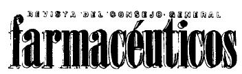Imagen de REVISTA DEL CONSEJO GENERAL FARMACEUTICOS