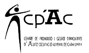 Imagen de CP'AC. CENTRE DE PROMOCIO I GESTIO D'INICIATIVES. D'AUTOOCUPACIO JUVENIL DE CATALUNYA
