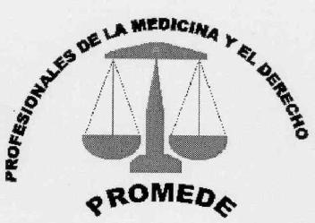 Imagen de PROFESIONALES DE LA MEDICINA Y EL DERECHO PROMEDE