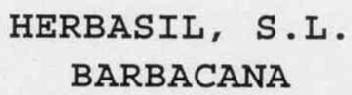 Imagen de HERBASIL, S.L. BARBACANA