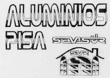 Imagen de ALUMINIOS PISA SEVISUR SVR