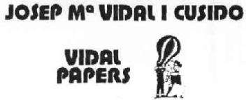Imagen de JOSEP M VIDAL I CUSIDO VIDAL PAPERS