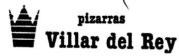 Imagen de PIZARRAS VILLAR DEL REY