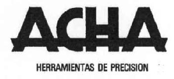 Imagen de ACHA HERRAMIENTAS DE PRECISION