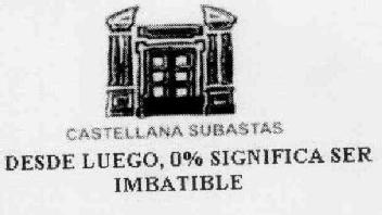 Imagen de CASTELLANA SUBASTAS DESDE LUEGO, 0% SIGNIFICA SER IMBATIBLE