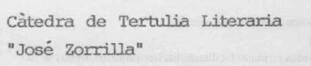Imagen de CATEDRA DE TERTULIA LITERARIA 
