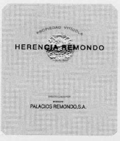 Imagen de PROPIEDAD VINICOLA HERENCIA REMONDO EMBOTELLADO POR PALACIOS REMONDO, S.A