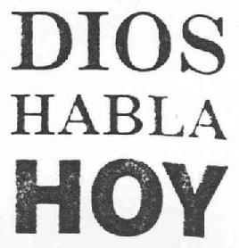 Imagen de DIOS HABLA HOY