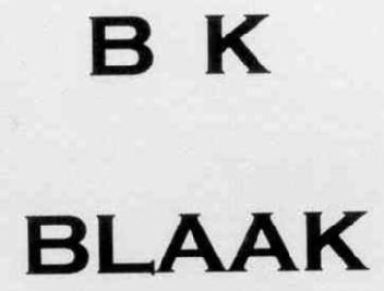 Imagen de BK BLAAK