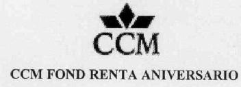 Imagen de CCM CCM FOND RENTA ANIVERSARIO