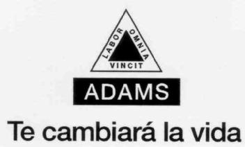 Imagen de LABOR OMNIA VINCIT ADAMS TE CAMBIARA LA VIDA