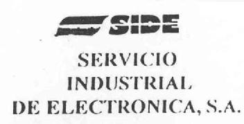 Imagen de SIDE SERVICIO INDUSTRIAL DE ELECTRONICA, S.A
