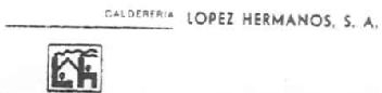 Imagen de CALDERERIA LOPEZ HERMANOS, S.,A