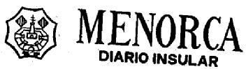 Imagen de MENORCA DIARIO INSULAR