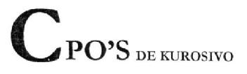 Imagen de CPO\'S DE KUROSIVO