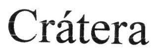 Imagen de CRATERA