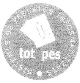 Imagen de SISTEMES DE PESSATGE INFORMATITZATS TOT PES