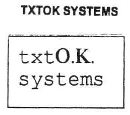 Imagen de TXTOK SYSTEMS TXTO.K. SYSTEMS