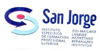Imagen de SAN JORGE INSTITUTO ESPECIFICO DE FORMACION PROFESIONAL SUPERIOR GOI-MAILAKO LANBIDE HEZIKETAKO BERARIAZKO INSTITUTUA