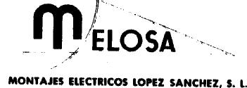 Imagen de MELOSA MONTAJES ELECTRICOS LOPEZ SANCHEZ, S.L