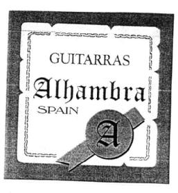 Imagen de GUITARRAS ALHAMBRA SPAIN A
