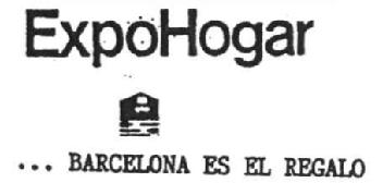 Imagen de EXPOHOGAR ... BARCELONA ES EL REGALO