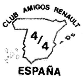 Imagen de CLUB AMIGOS RENAULT 4/4 ESPAÑA