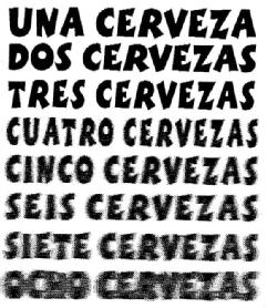 Imagen de UNA CERVAZA DOS CERVEZAS TRES CERVEZAS CUATRO CERVEZAS CINCO CERVEZAS SEIS CERVEZAS SIETE CERVEZAS OCHO CERVEZAS