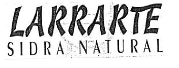 Imagen de LARRARTE SIDRA NATURAL