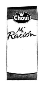 Imagen de CHOVI MI RACION