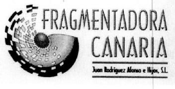 Imagen de FRAGMENTADORA CANARIA JUAN RODRIGUEZ AFONSO E HIJOS, S.L