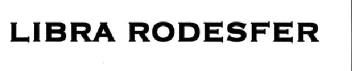 Imagen de LIBRA RODESFER