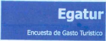 Imagen de EGATUR ENCUESTA DE GASTO TURISTICO