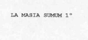 Imagen de LA MASIA SUMUM 1