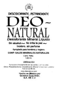 Imagen de DEO-NATURAL