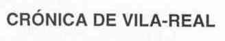 Imagen de CRONICA DE VILA-REAL