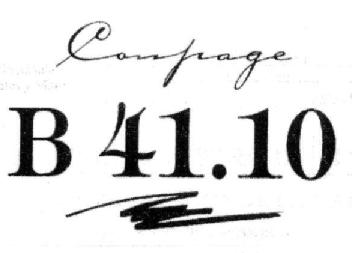 Imagen de COUPAGE B41.10