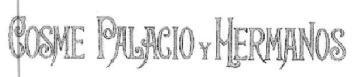 Imagen de COSME PALACIO Y HERMANOS