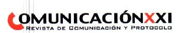 Imagen de COMUNICACIONXXI REVISTA DE COMUNICACION Y PROTOCOLO