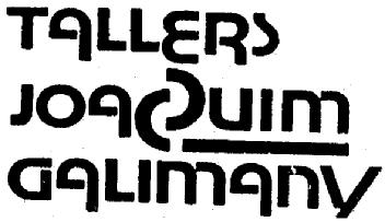 Imagen de TALLERS JOAQUIM GALIMANY