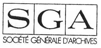 Imagen de SGA SOCIETE GENERALE D\'ARCHIVES