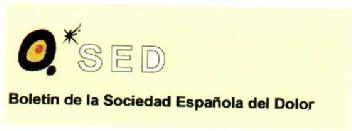 Imagen de SED BOLETIN DE LA SOCIEDAD ESPAÑOLA DEL DOLOR