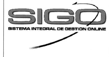 Imagen de SIGO SISTEMA INTEGRAL DE GESTION ONLINE
