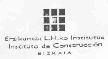 Imagen de ERAIKUNTZA L.H.KO INSTITUTUA INSTITUTO DE CONSTRUCCION BIZKAIA