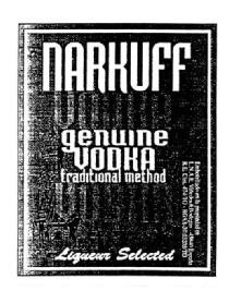 Imagen de NARKUFF GENUINE VODDKA TRADITIONAL METHOD